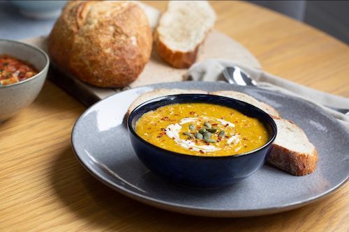 Roast butternut pumpkin soup