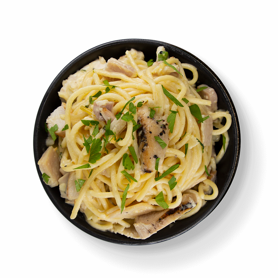 Smoky Chicken Carbonara Top