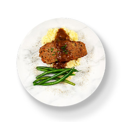 Meatloaf with onion gravy T